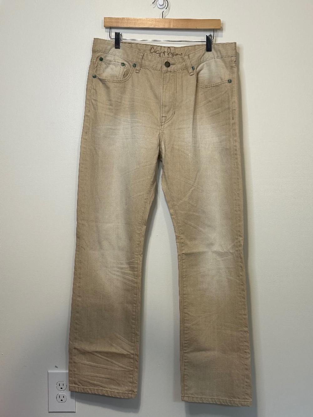 Chip and Pepper Tan Mens Jeans 34x32